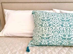 Sage Blue Jaguar Pillow Sham
