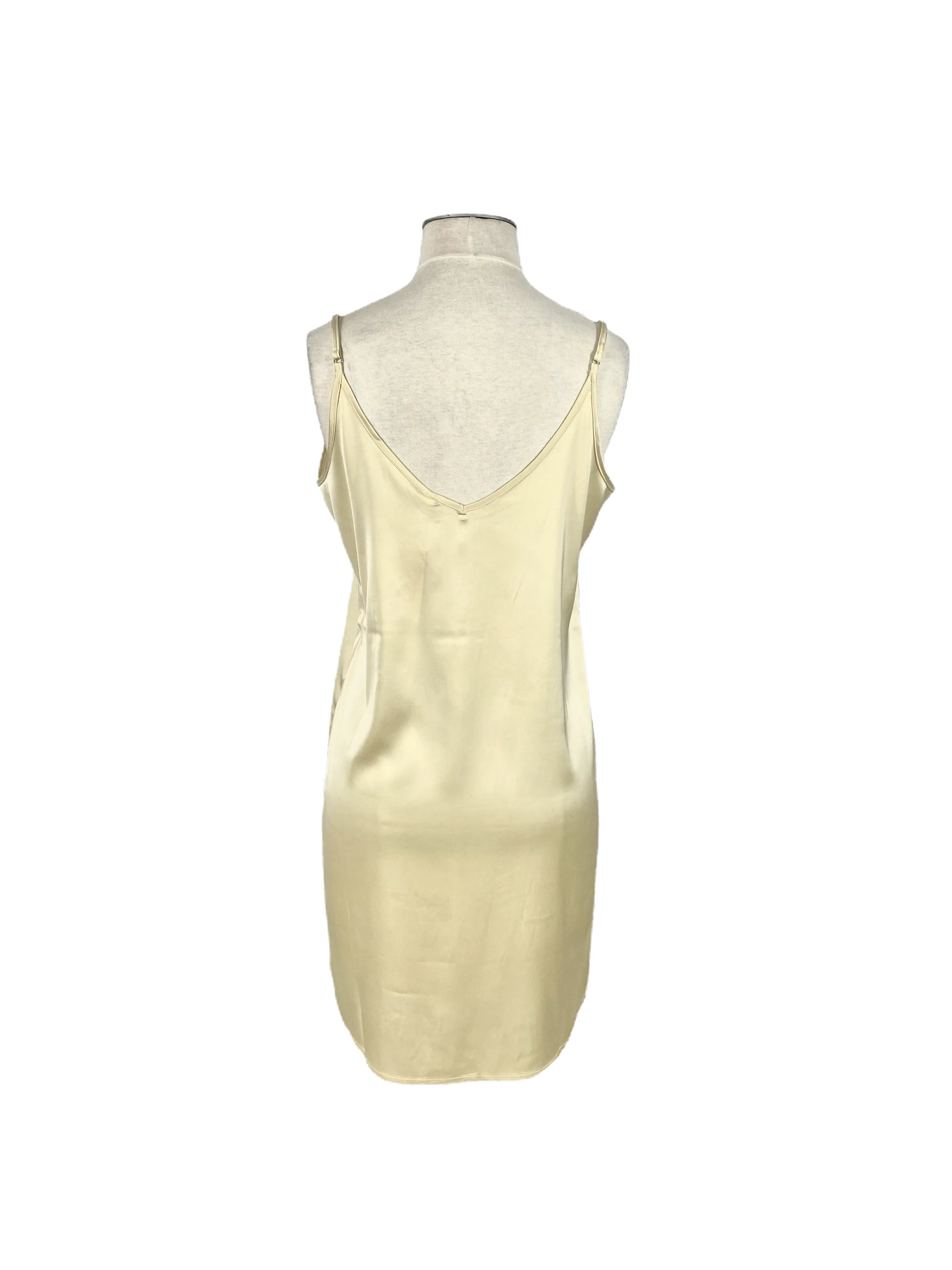 Satin Charmeuse Slip Dress