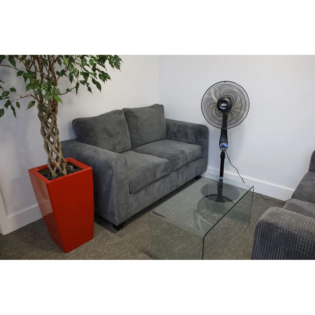 Sealey 16" Quiet High Performance Oscillating Pedestal Fan