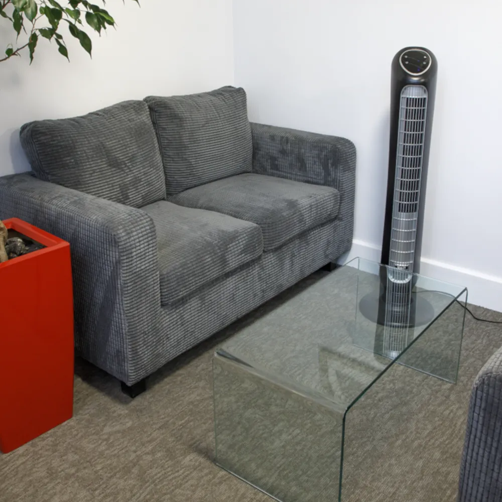 Sealey 43" 5-Speed Quiet Oscillating Tower Fan - A