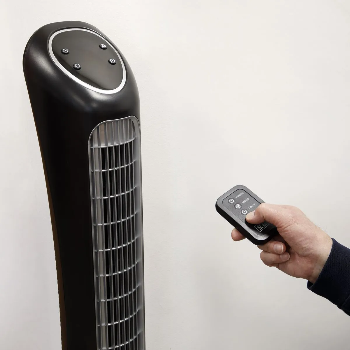 Sealey 43" Quiet High Performance Oscillating Tower Fan