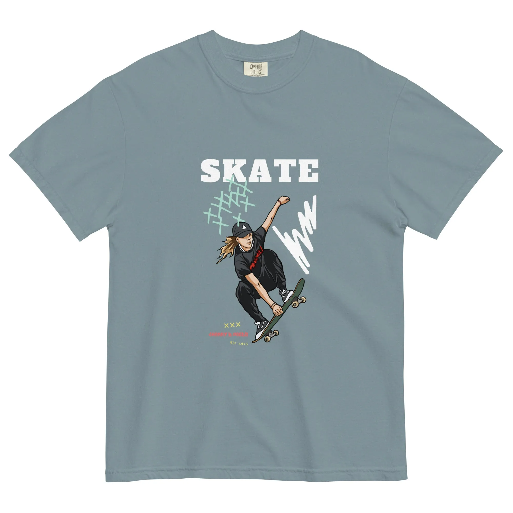 Skate Women's garment-dyed heavyweight t-shirt