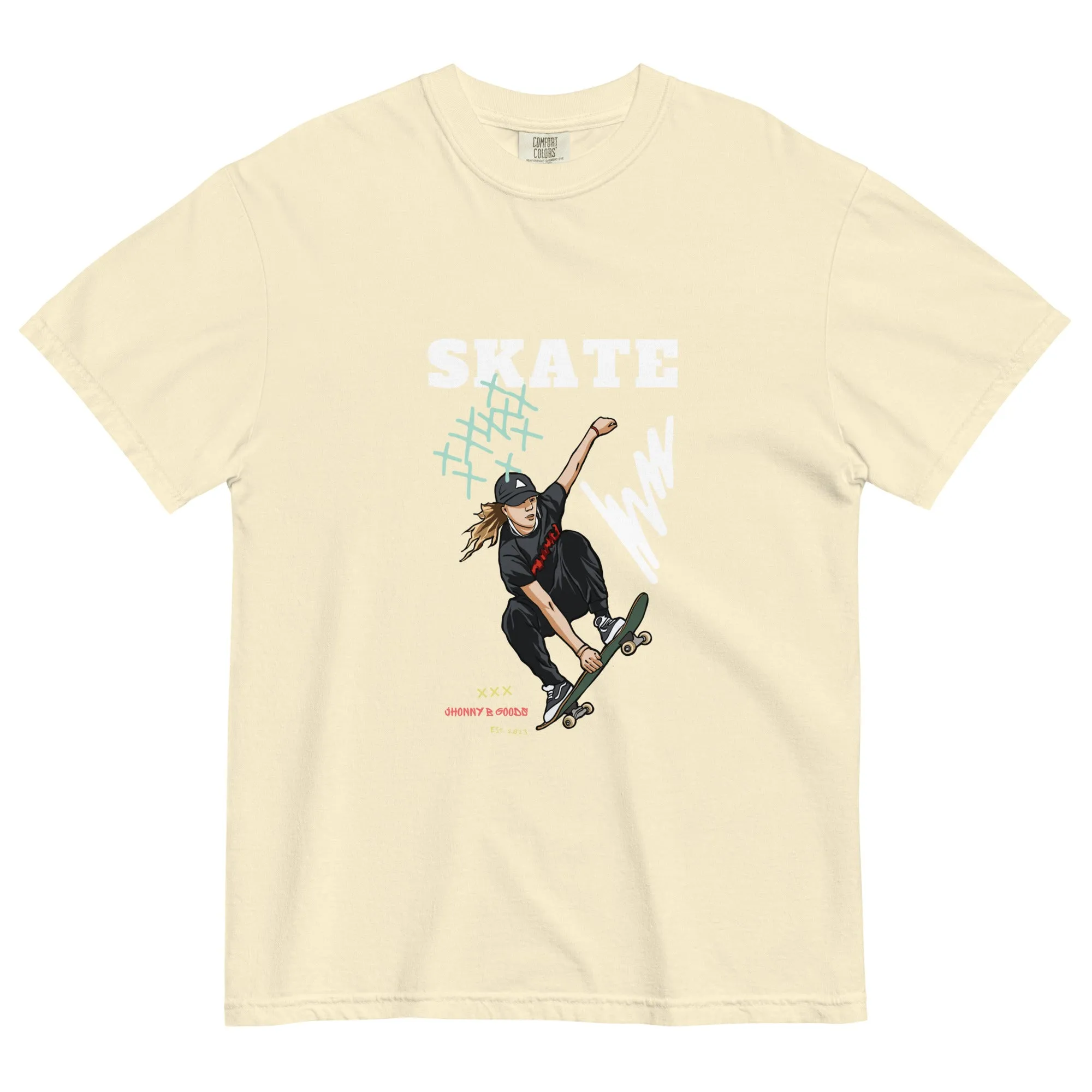 Skate Women's garment-dyed heavyweight t-shirt