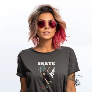 Skate Women's garment-dyed heavyweight t-shirt