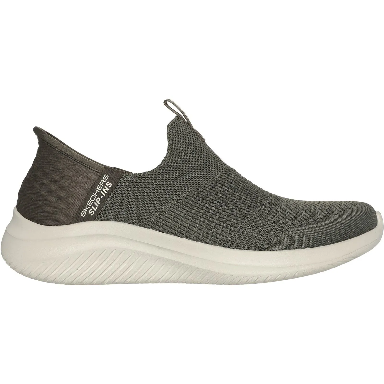 Skechers 149708 Slip-ins Ultra Flex 3.0 Cozy Streak Sneakers für Damen mit weiter Passform - Olivgrün