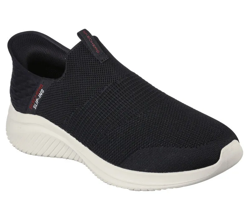 Skechers 232450 Slip-ins Ultra Flex 3.0 - Smooth Step Sneakers für Herren mit weiter Passform - Schwarz
