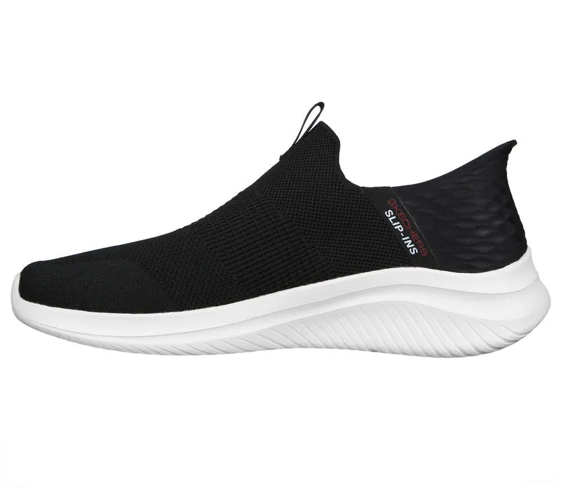 Skechers 232450 Slip-ins Ultra Flex 3.0 - Smooth Step Sneakers für Herren mit weiter Passform - Schwarz