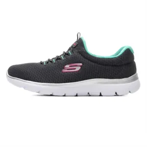 Skechers Skechers women's shoes mesh breathable lightweight cushioning one-foot sports and casual shoes