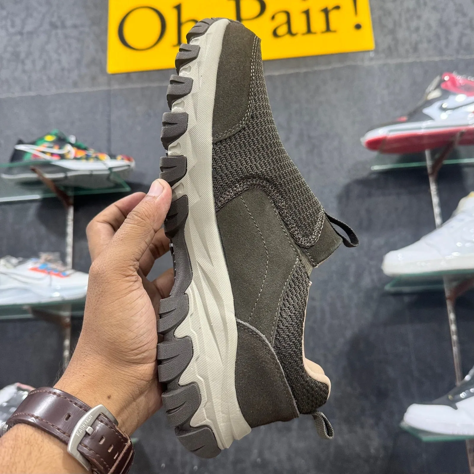 Sketcher DLux Flex Groove Trail Goodyear Sole "Brown"