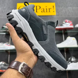 Sketcher DLux Flex Groove Trail Goodyear Sole "Grey"