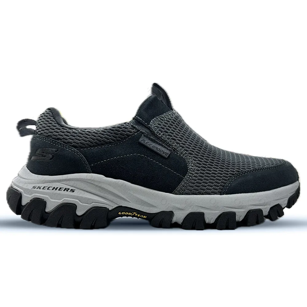 Sketcher DLux Flex Groove Trail Goodyear Sole "Grey"