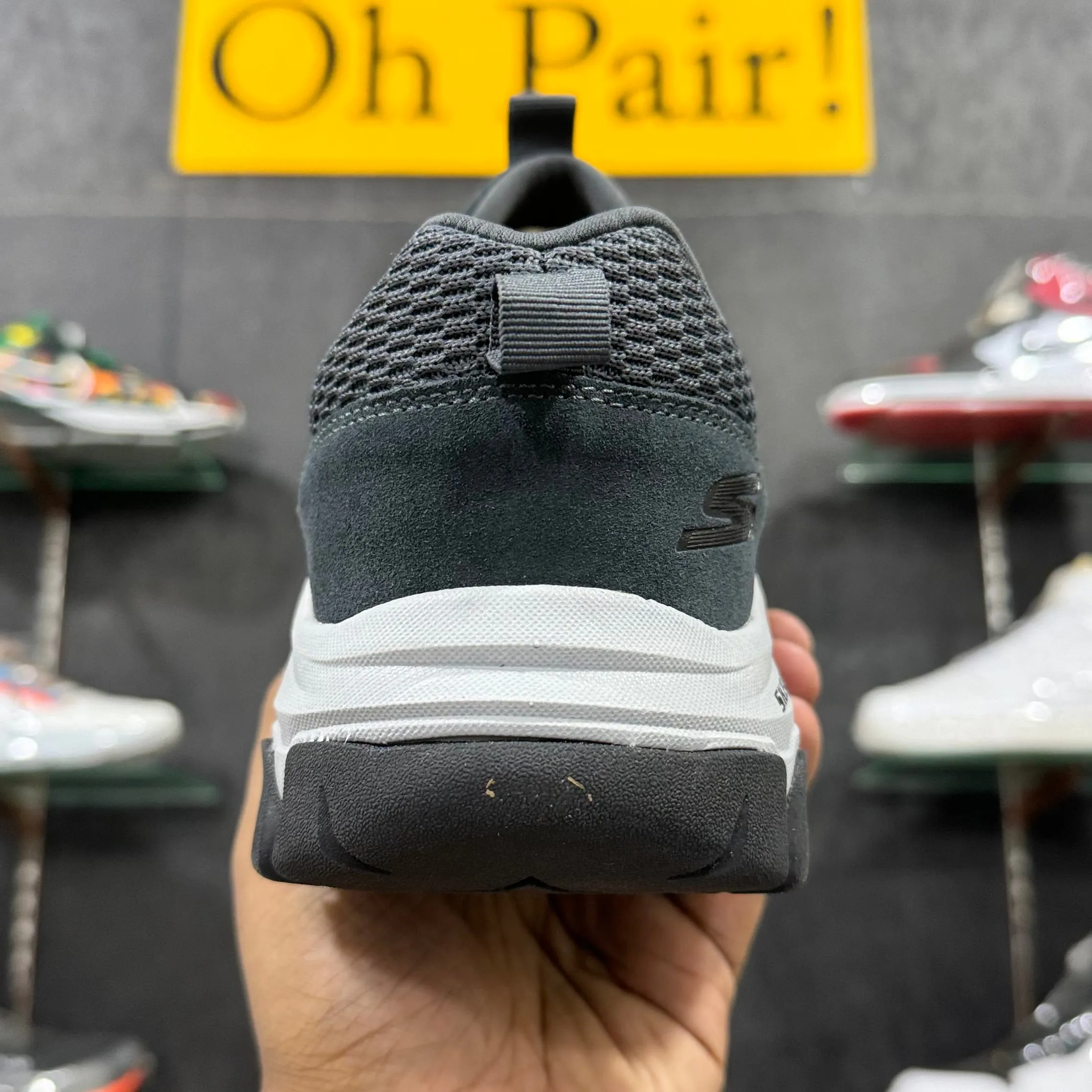 Sketcher DLux Flex Groove Trail Goodyear Sole "Grey"