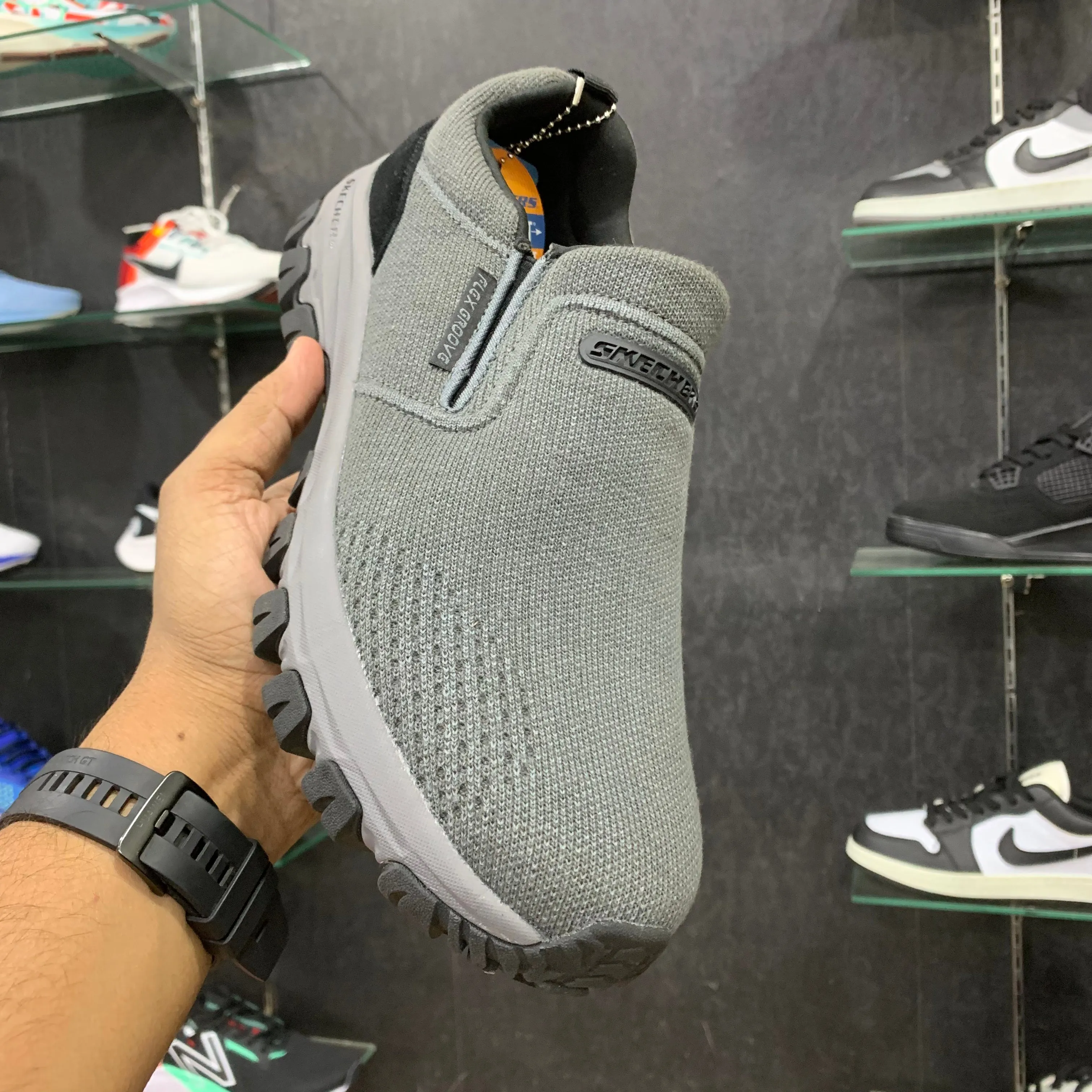 Sketcher DLux Trail Goodyear Sole "Dk.Grey"