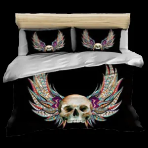 Skull & Wings Duvet Cover