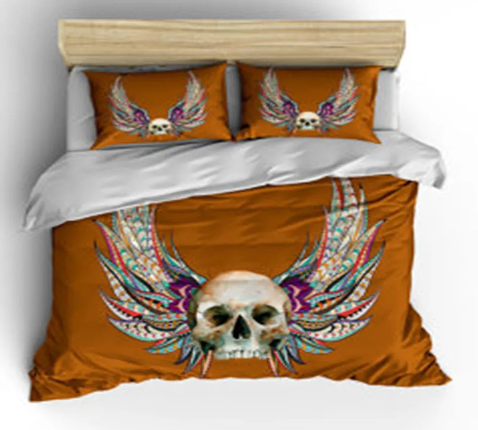 Skull & Wings Duvet Cover