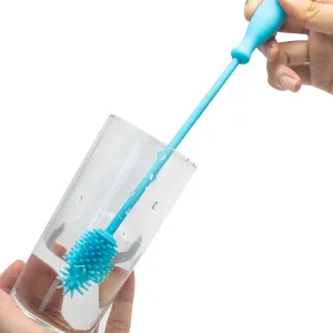 Small Bottle Brush Cleaning Tool - 100% Silicone