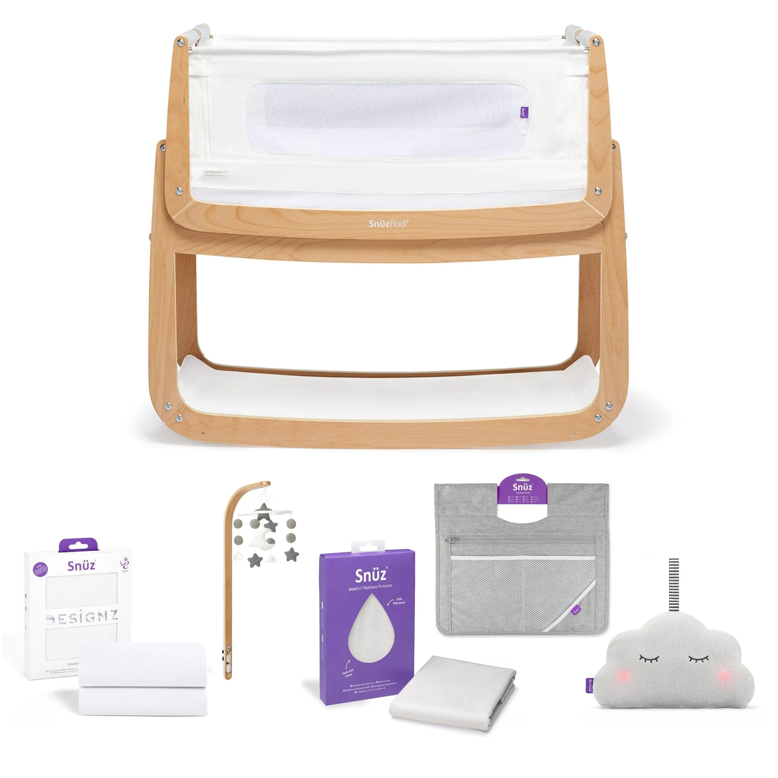 SnüzPod 4 Ultimate Sleep Solution 7 Piece Bundle in Natural