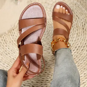 Sophia - Casual leather orthopedic sandals