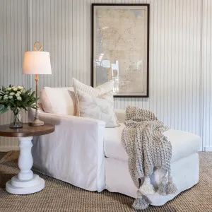 Southshore Slipcovered Chaise Lounge