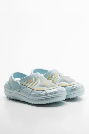 Star Light Up Clog Blue