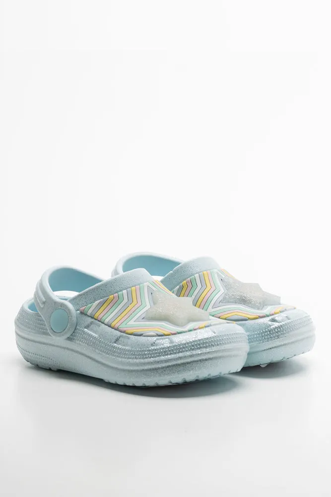 Star Light Up Clog Blue