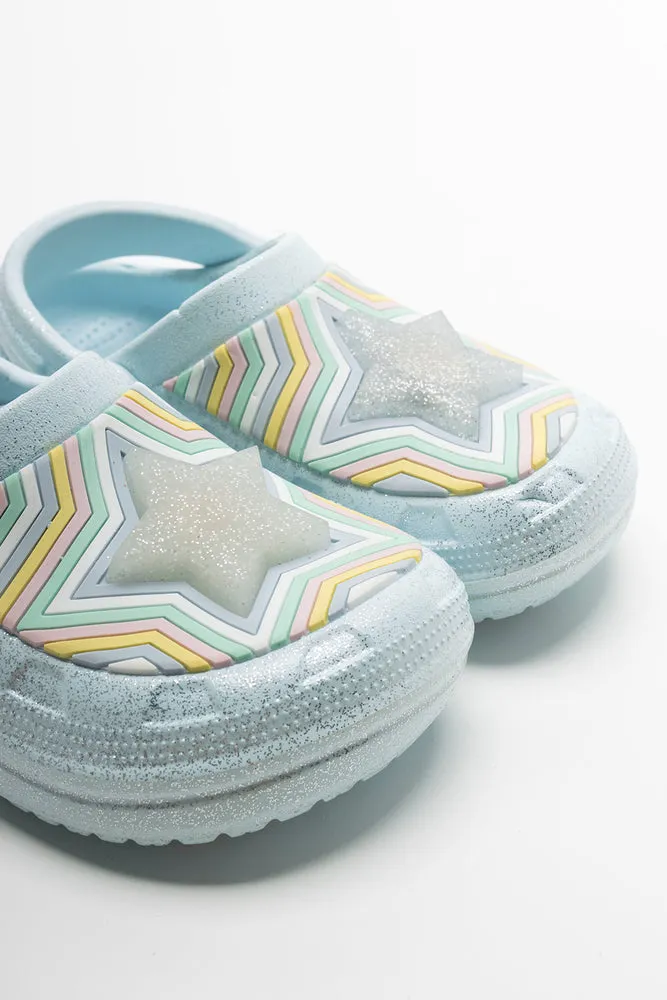 Star Light Up Clog Blue