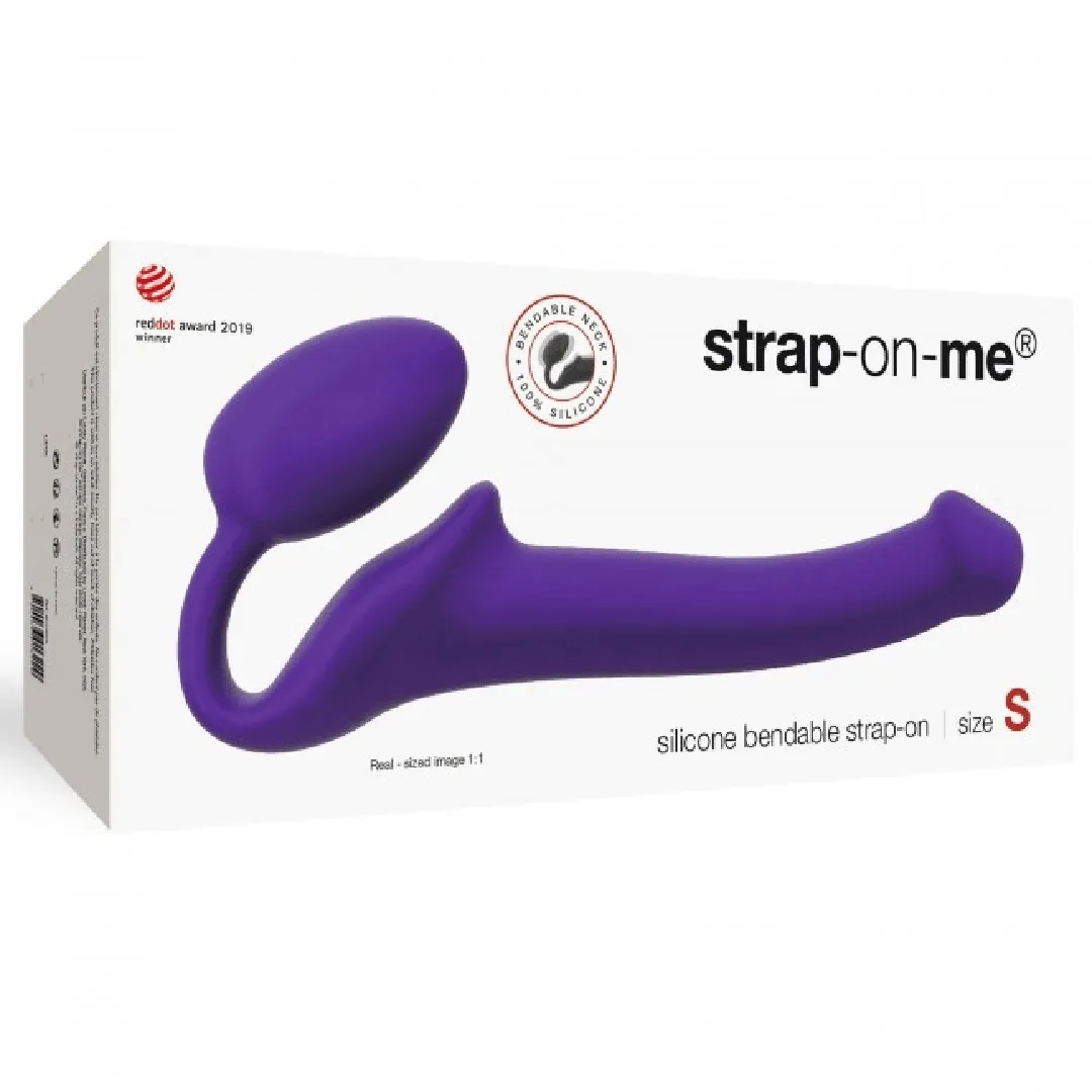 Strap-on-Me Small Wearable Strapless Strap-On Dildo - Purple