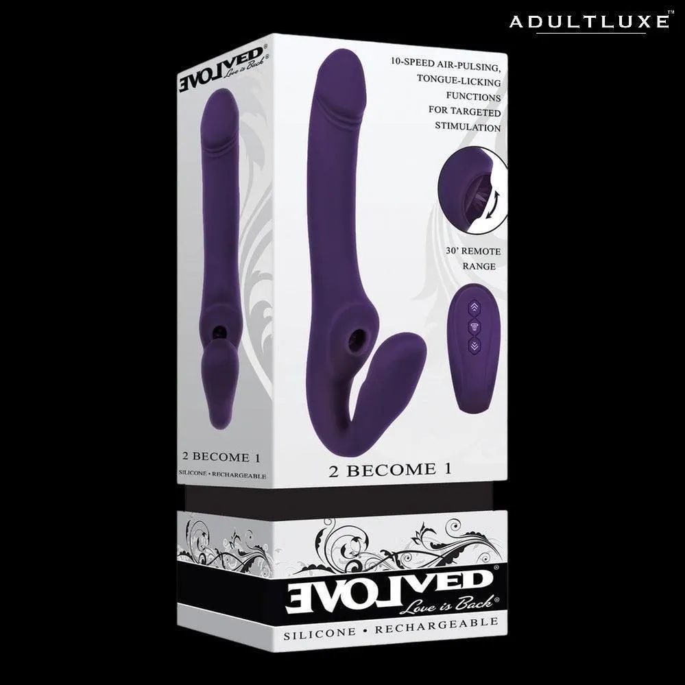 Strapless Dildo with Air Suction and Remote