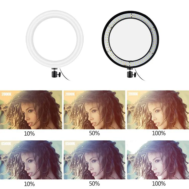 STUDIO PHOTOGRAPHY MAKEUP DIMMABLE 13 INCH (18W) LED CIRCLE RING LIGHT LAMP (FOR LIVE VIDEOS)