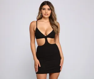 Sultry-Chic Style Stylish Mini Dress