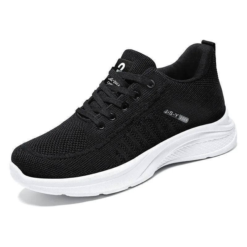 Summer New Fly Woven Mesh Breathable Shoes Comfortable Casual