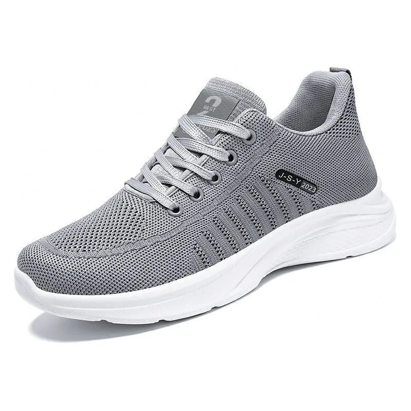 Summer New Fly Woven Mesh Breathable Shoes Comfortable Casual