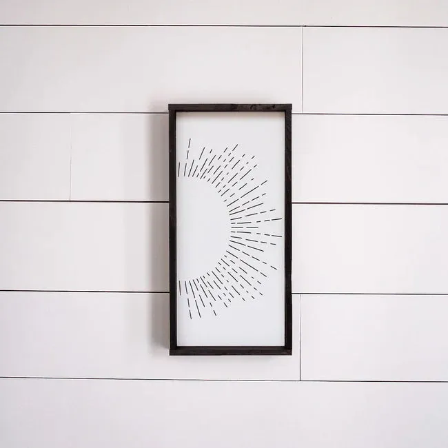 Sunburst Wood Sign