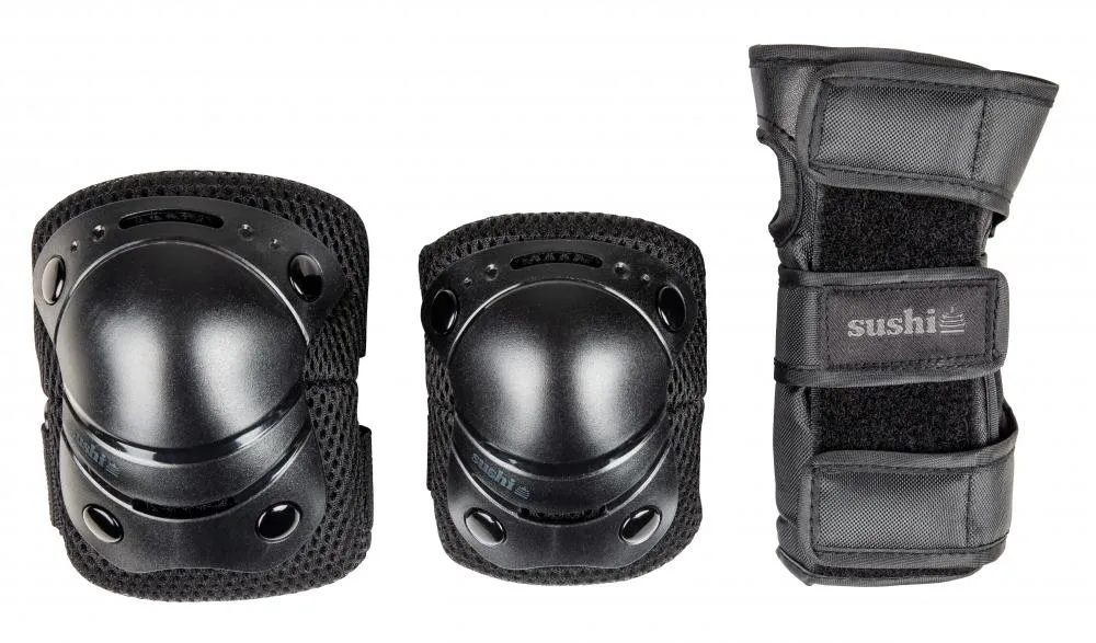 Sushi 3-Pack Padset Youth 9 - 12 years Black