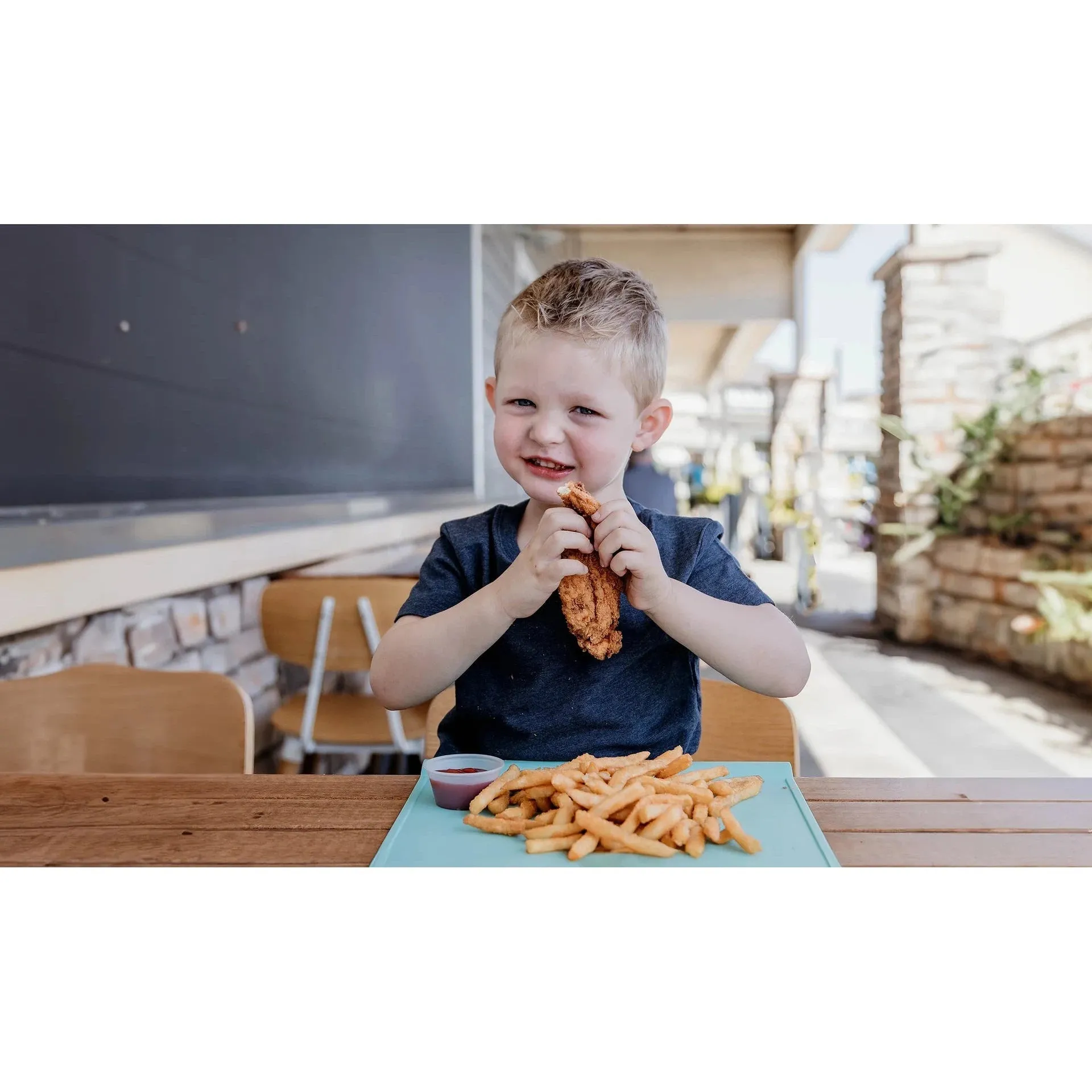 The Table Tyke - The Parenting Hack You Will NOT Regret Buying (Caribbean Blue)