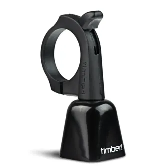 Timber MTB Bell: Black Bolt-on
