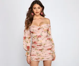 Total Sweetheart Stylish Floral Mini Dress