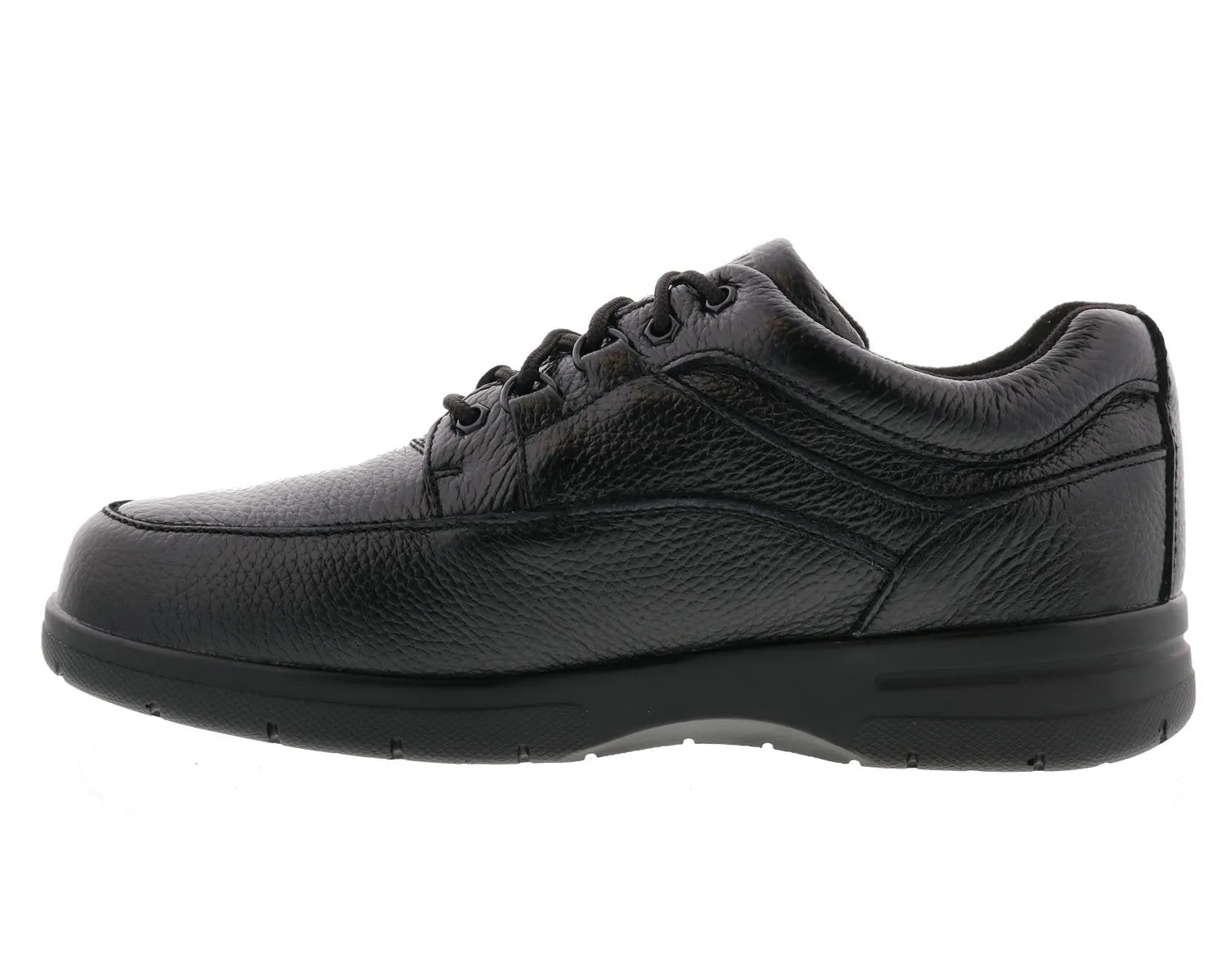 TRAVELER Black Tumbled Leather
