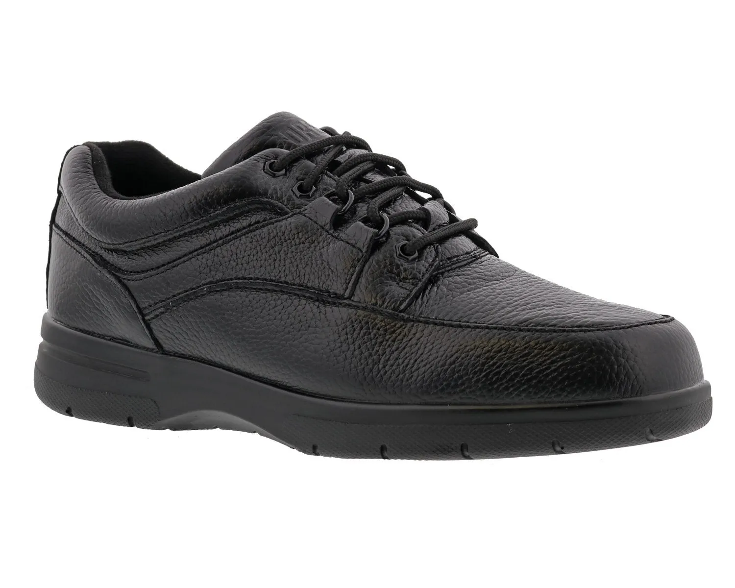 TRAVELER Black Tumbled Leather