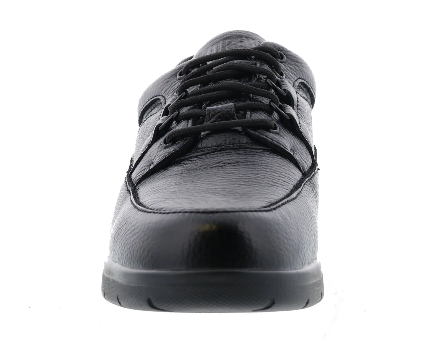 TRAVELER Black Tumbled Leather