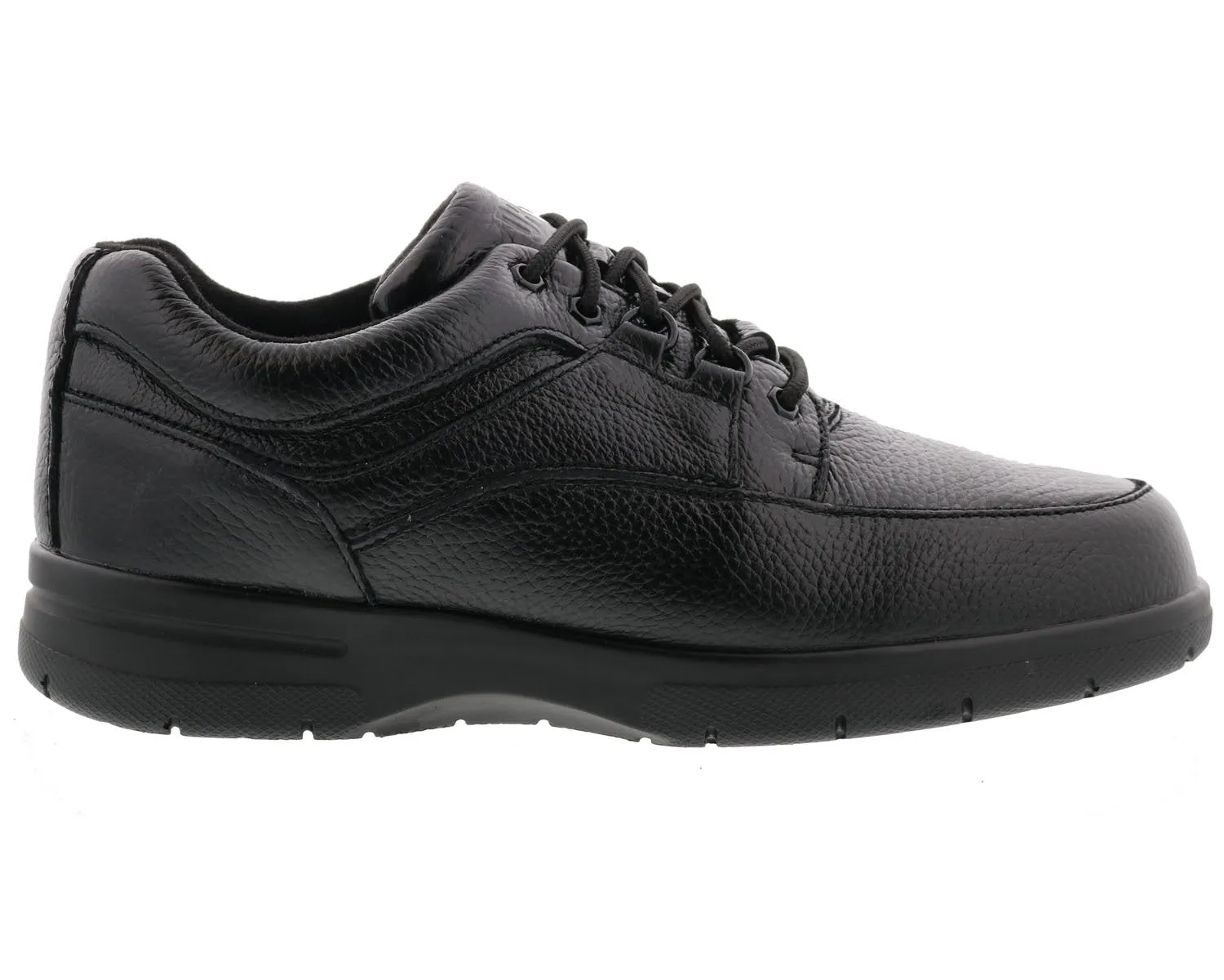 TRAVELER Black Tumbled Leather
