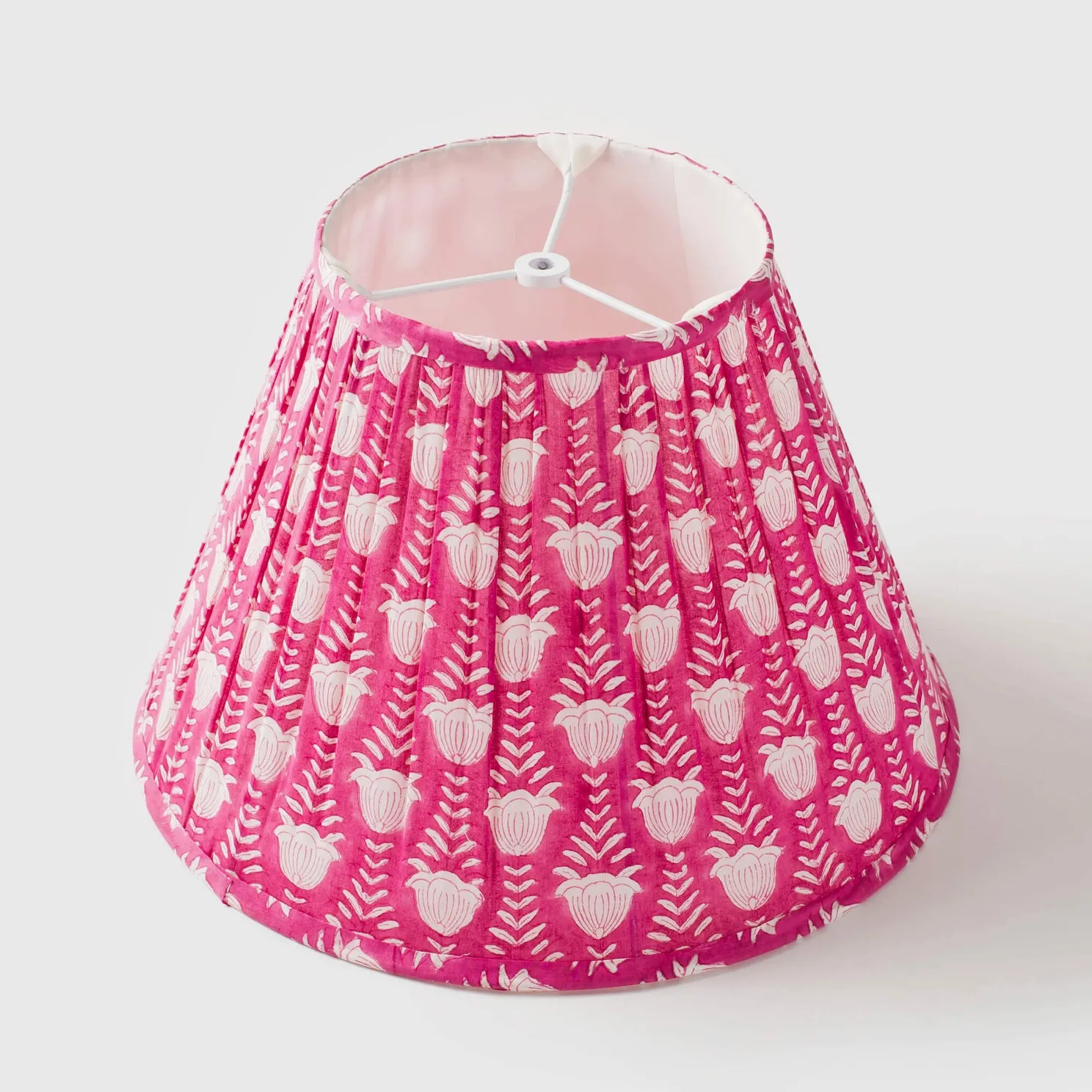 Tulip Gathered Floral Lampshade
