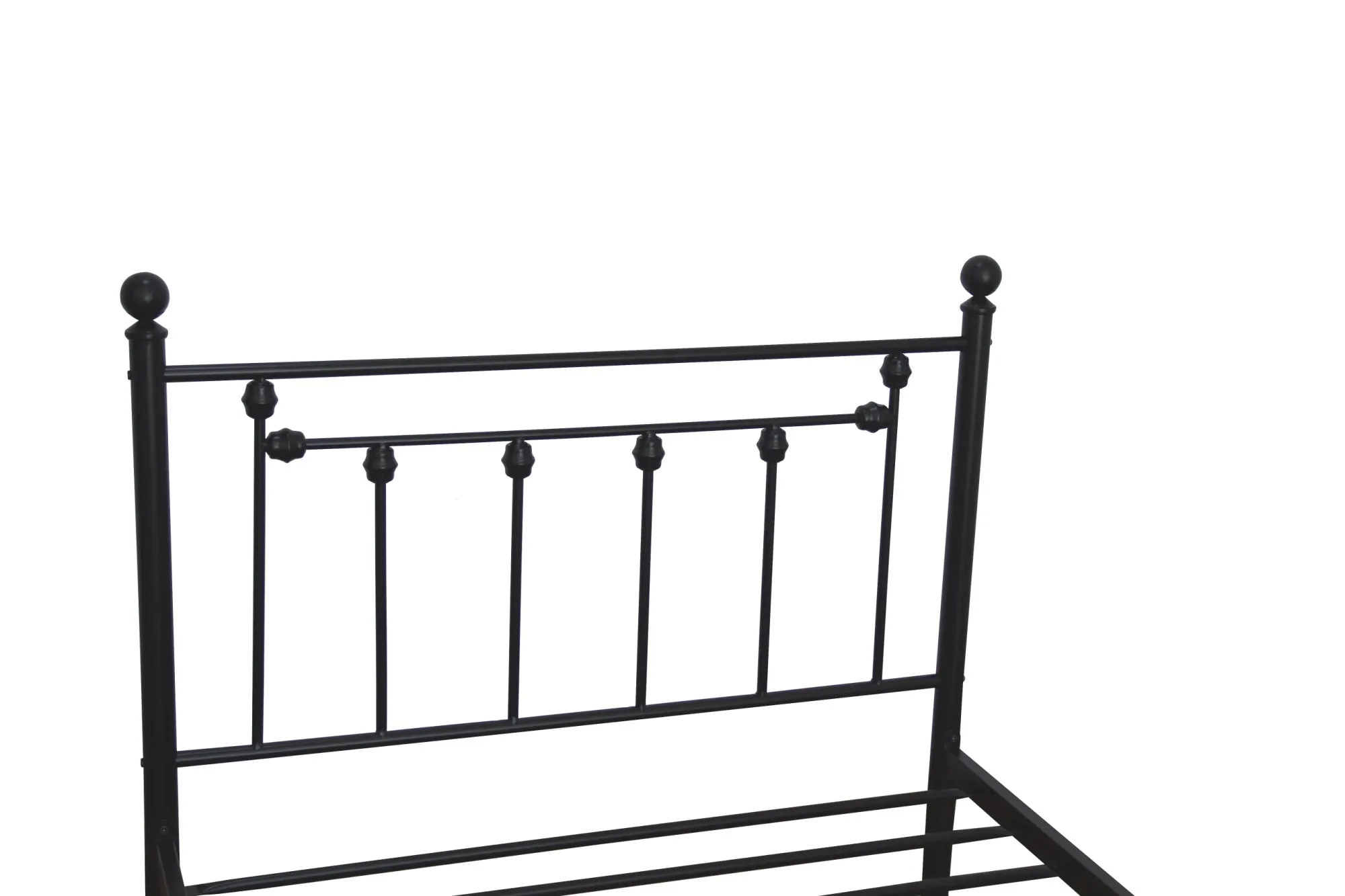 Twin Size Metal Bed Frame with Headboard and Footboard