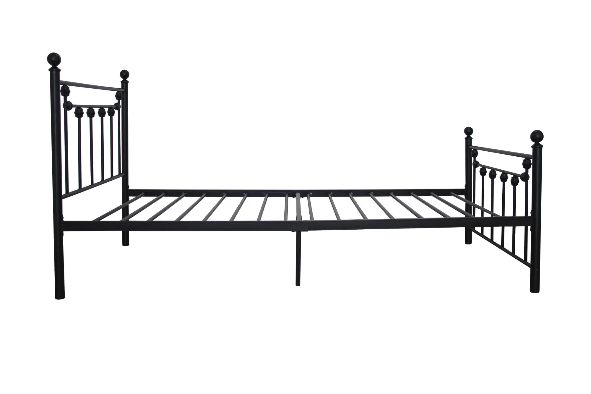 Twin Size Metal Bed Frame with Headboard and Footboard