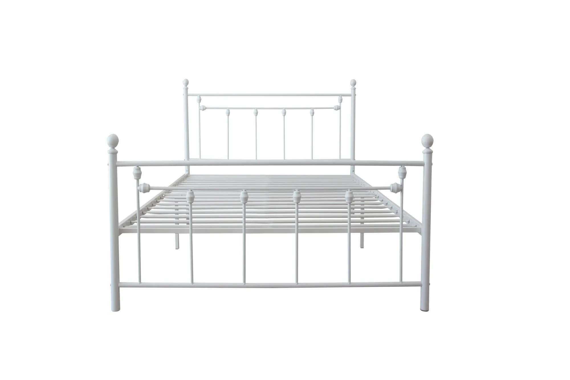 Twin Size Metal Bed Frame with Headboard and Footboard