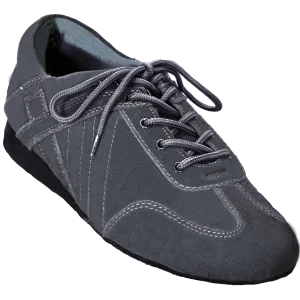 Ultimate Hybrid Dance Shoe (Unisex) - Dark Gray Suede