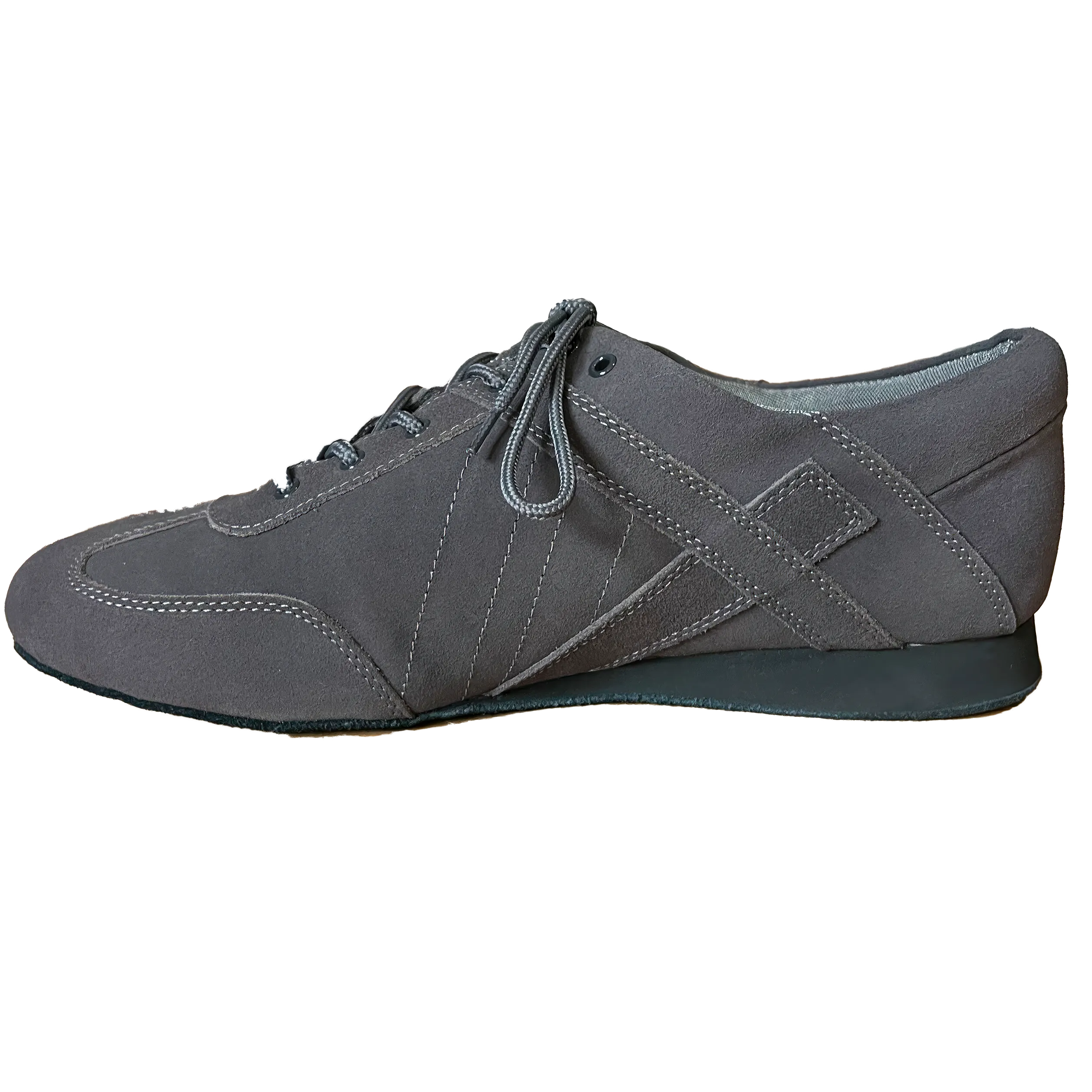 Ultimate Hybrid Dance Shoe (Unisex) - Dark Gray Suede