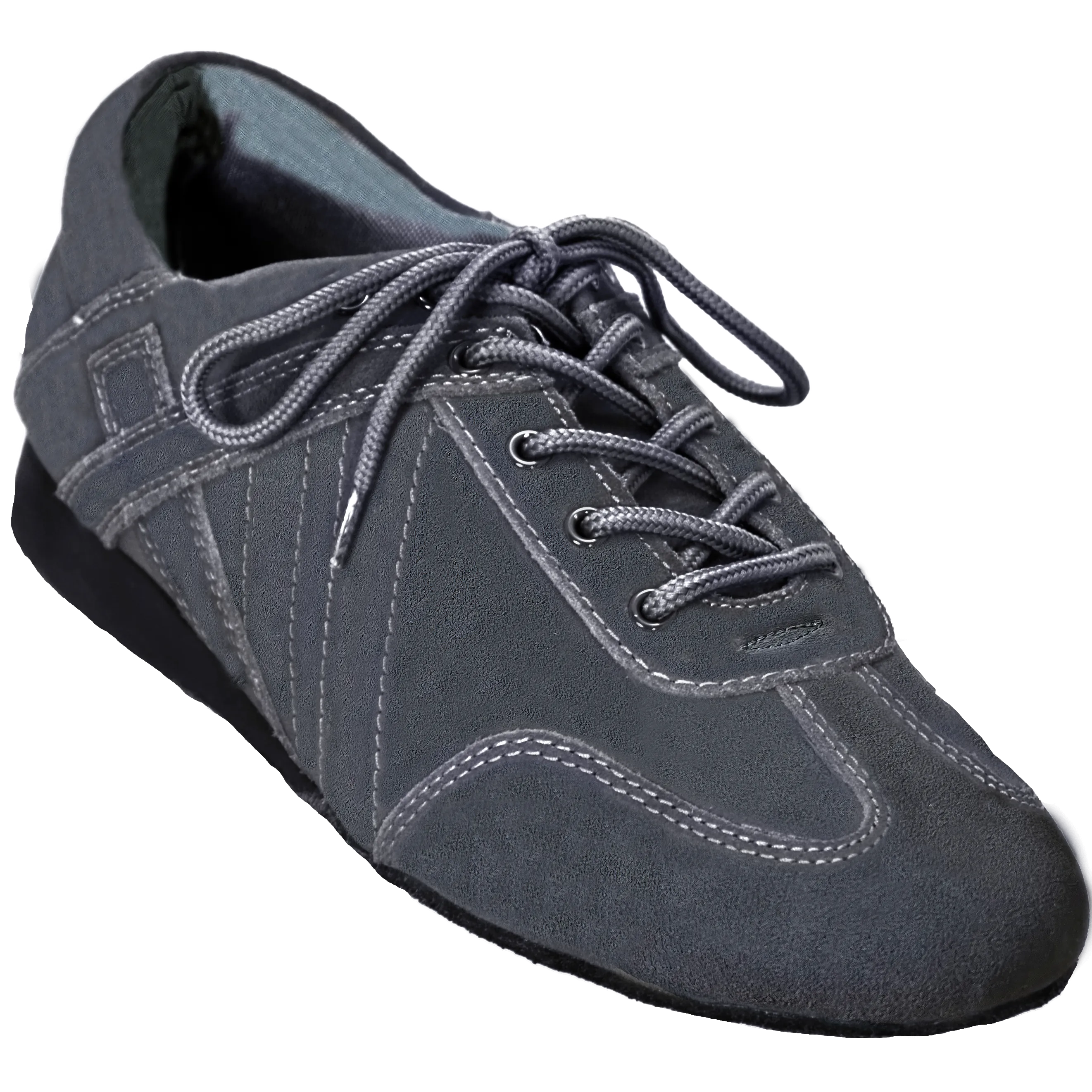 Ultimate Hybrid Dance Shoe (Unisex) - Dark Gray Suede