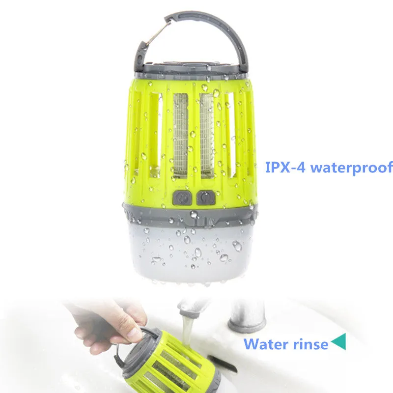 USB Charging Mosquito Killer Trap LED Night Light Lamp Bug Insect Lights Killing Pest Repeller Camping Light