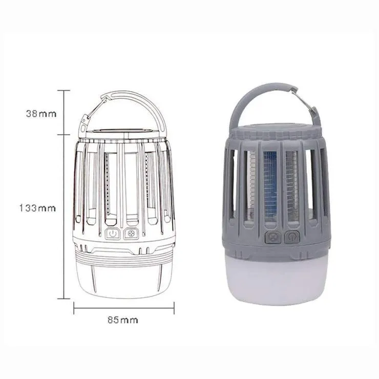 USB Charging Mosquito Killer Trap LED Night Light Lamp Bug Insect Lights Killing Pest Repeller Camping Light